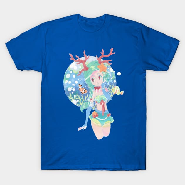 Coral Reef T-Shirt by Shiro Narwhal